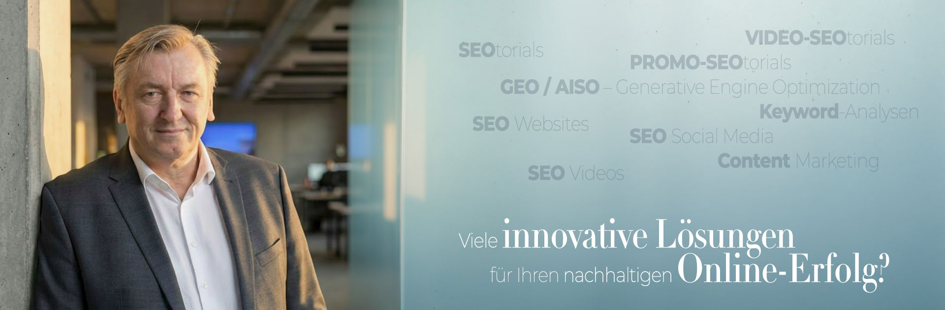 SEO GEO Coach Beratung · Romanek mediamodule aus München